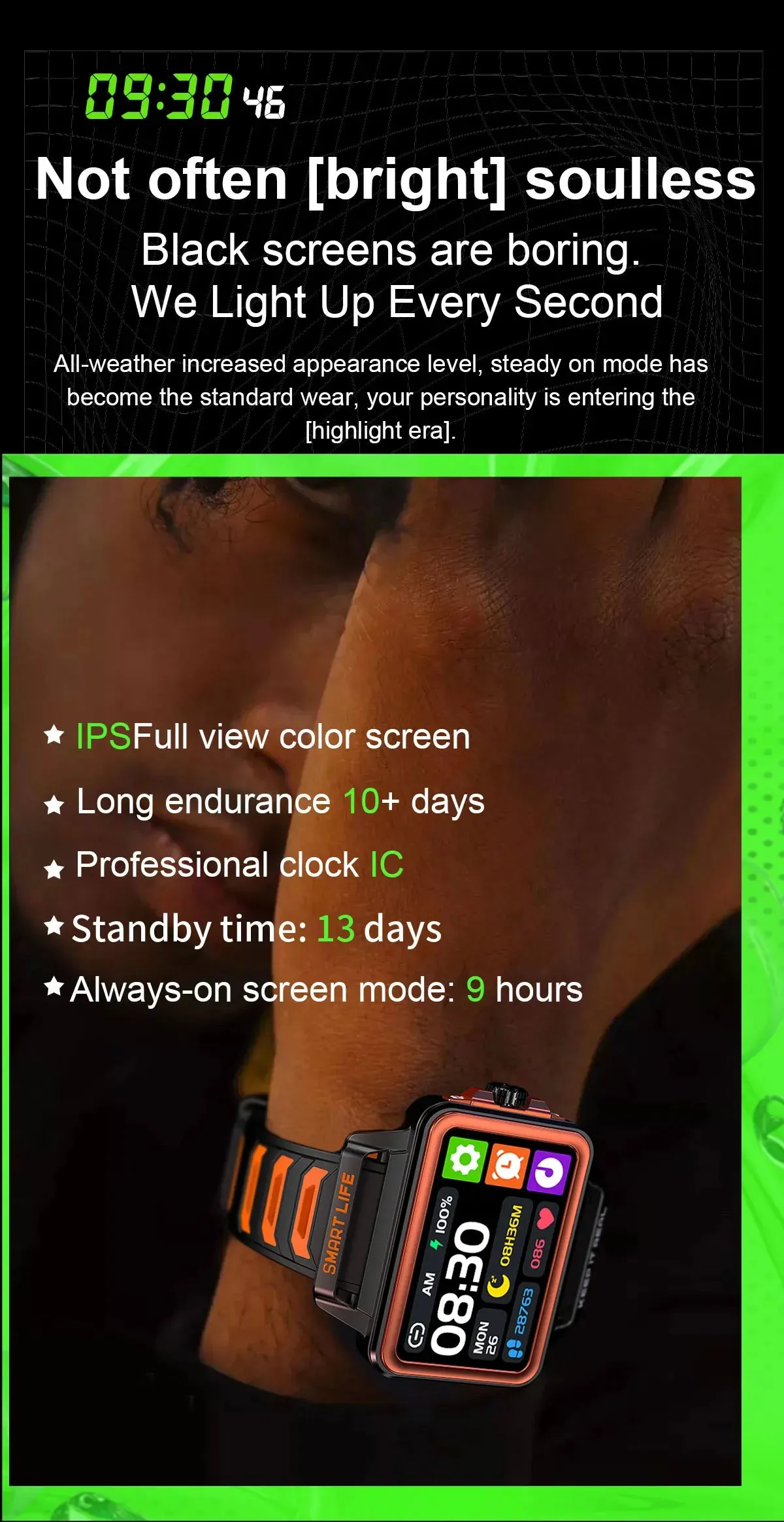 1.57in 2024 New Sport Smartwatch