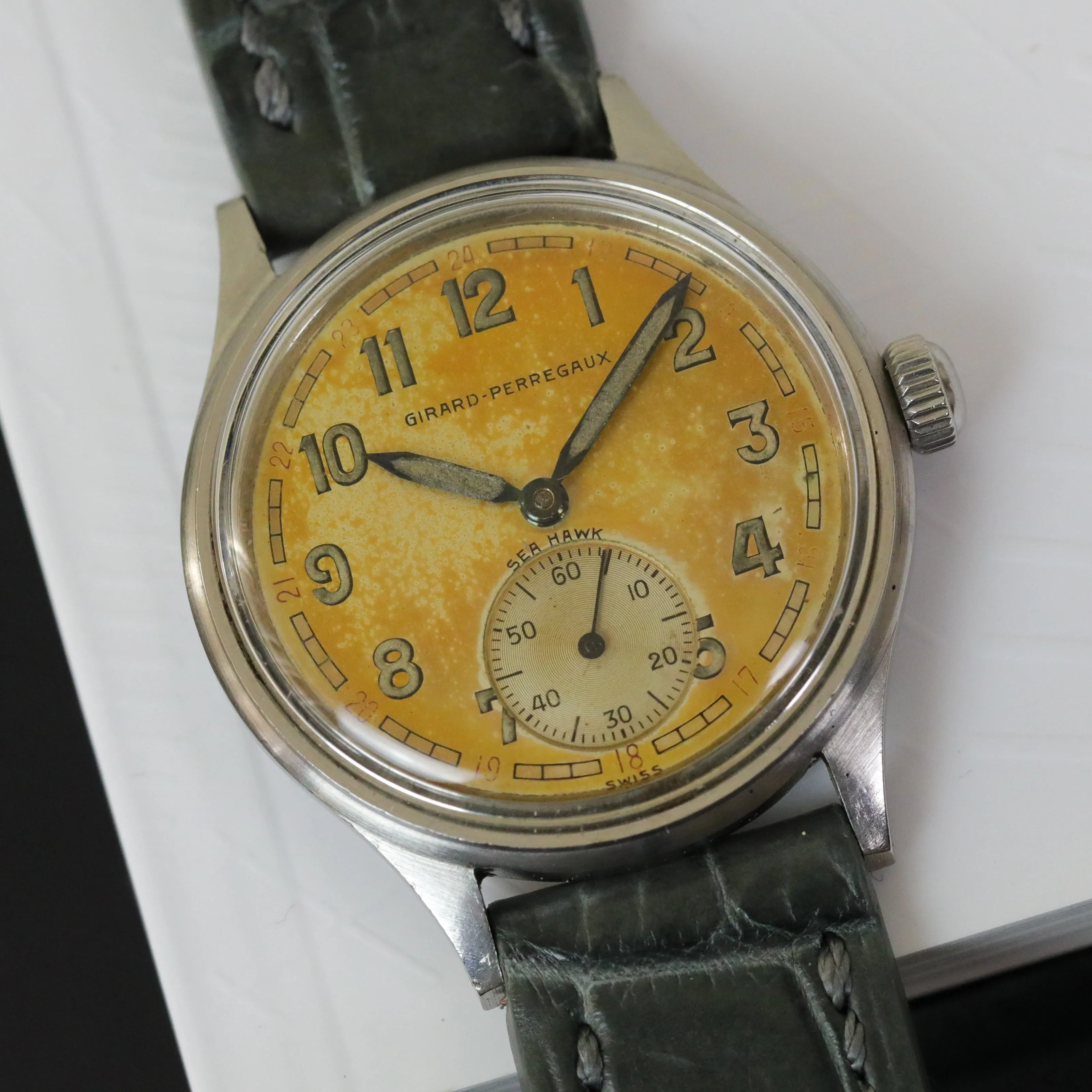 1940s Girard Perregaux Military Sea Hawk