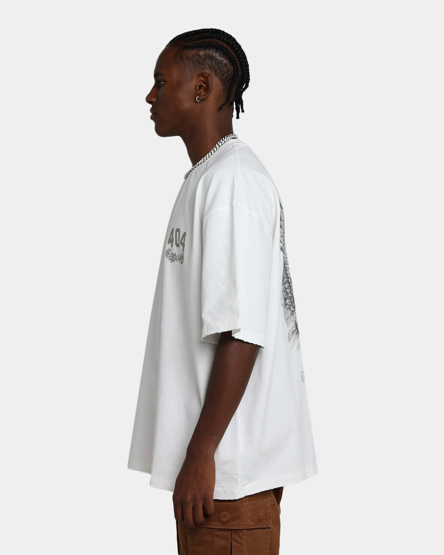 404 Flight Vintage T-Shirt Off White