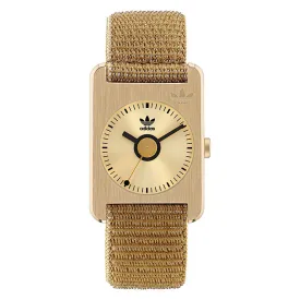 Adidas Originals Retro Pop One Unisex Gold Watch AOST22533