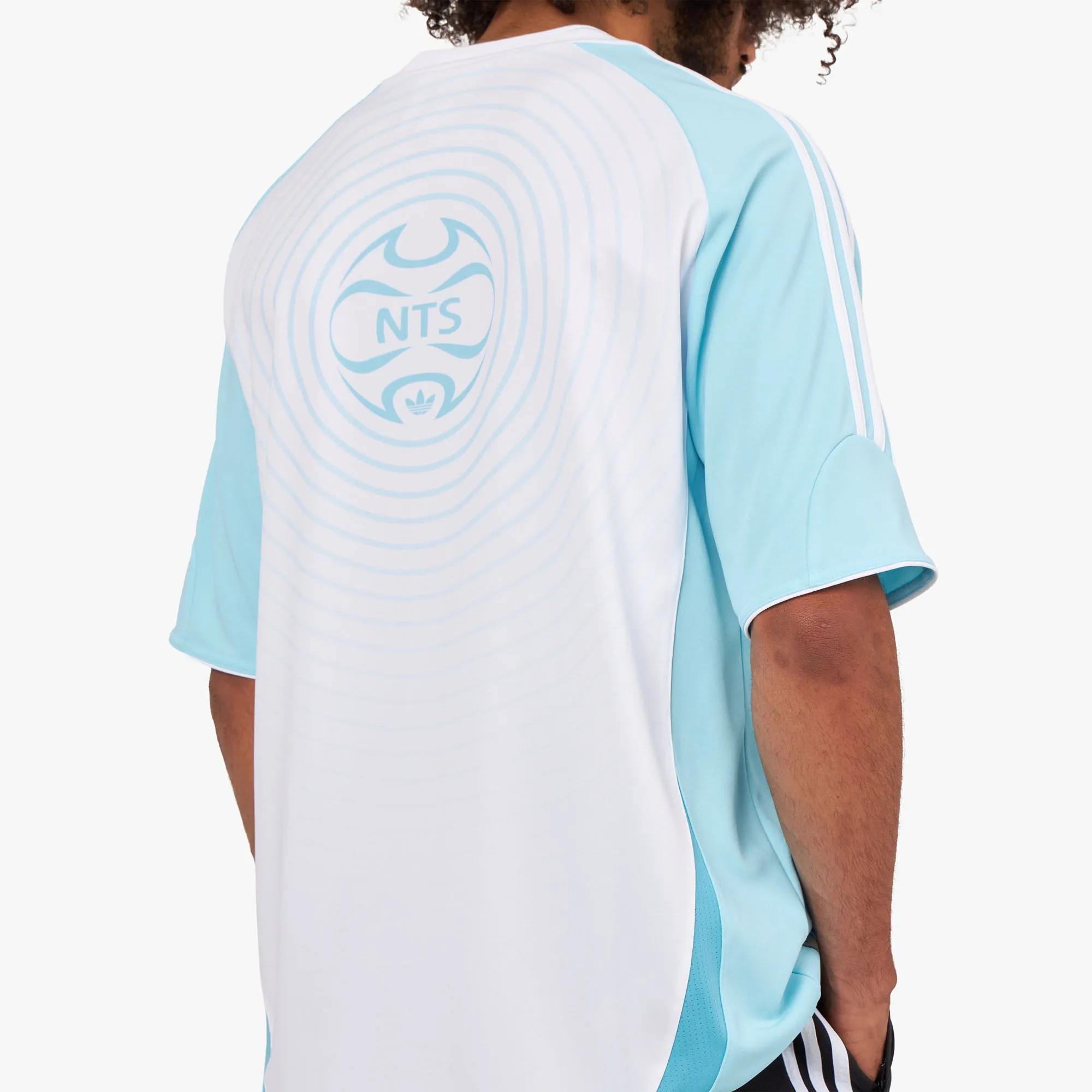 adidas Originals x NTS Radio Jersey Bliss Blue / Sky Blue - White