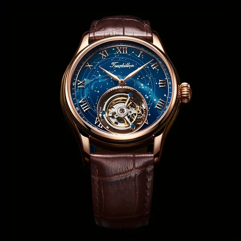 AESOP Real Tourbillon Mechanical Watch Waterproof.