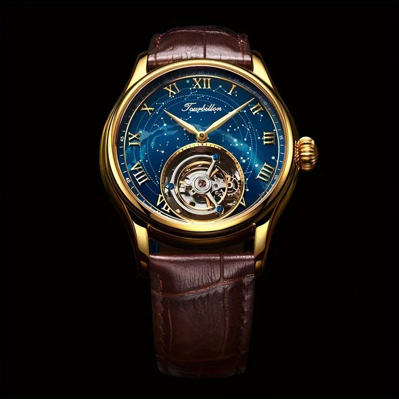 AESOP Real Tourbillon Mechanical Watch Waterproof.