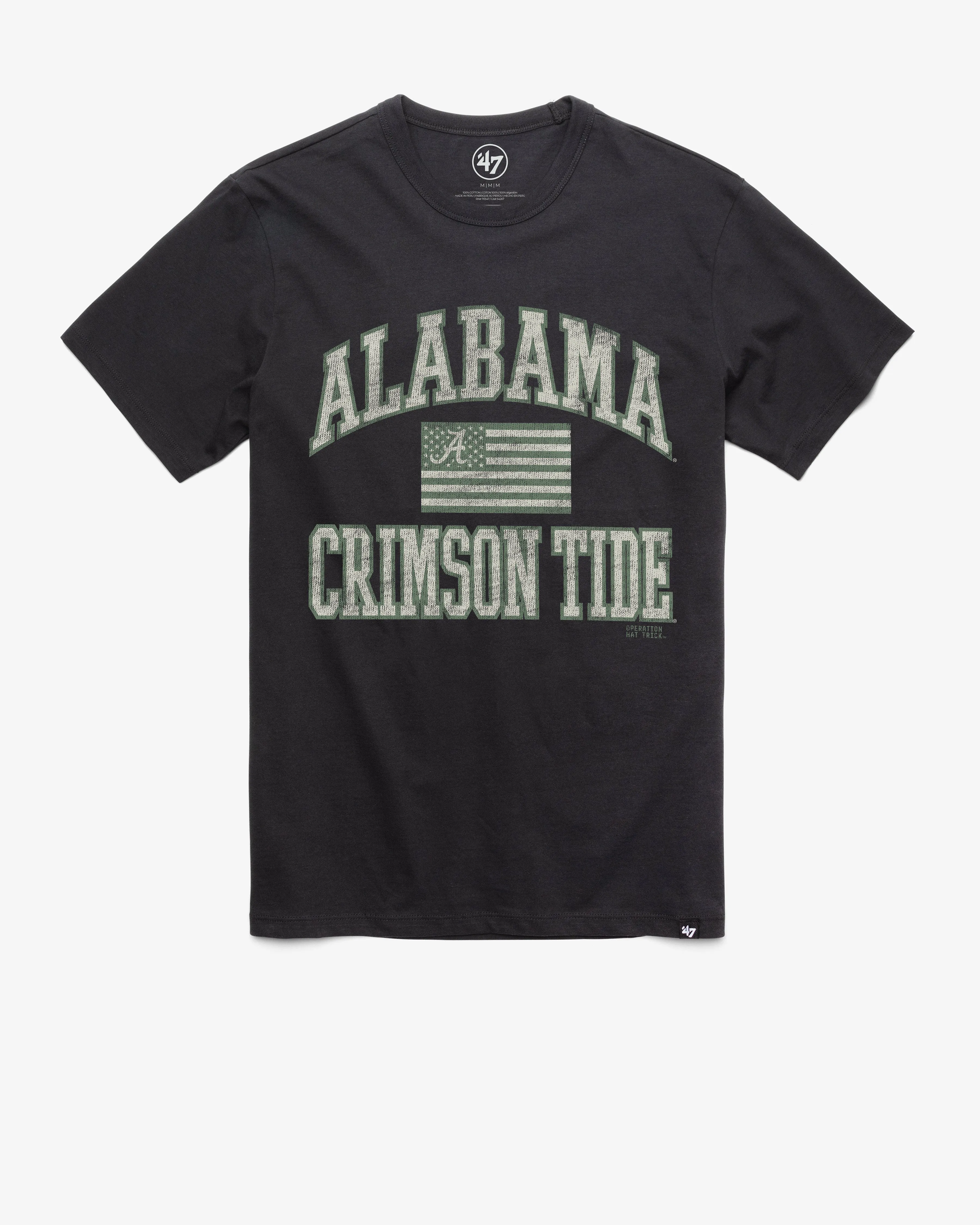 ALABAMA CRIMSON TIDE OPERATION HAT TRICK OHT MAJOR '47 FRANKLIN TEE