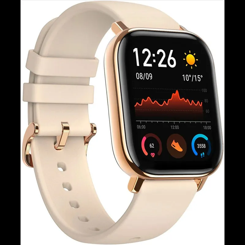 Amazfit GTS Smartwatch AMOLED Display - Gold