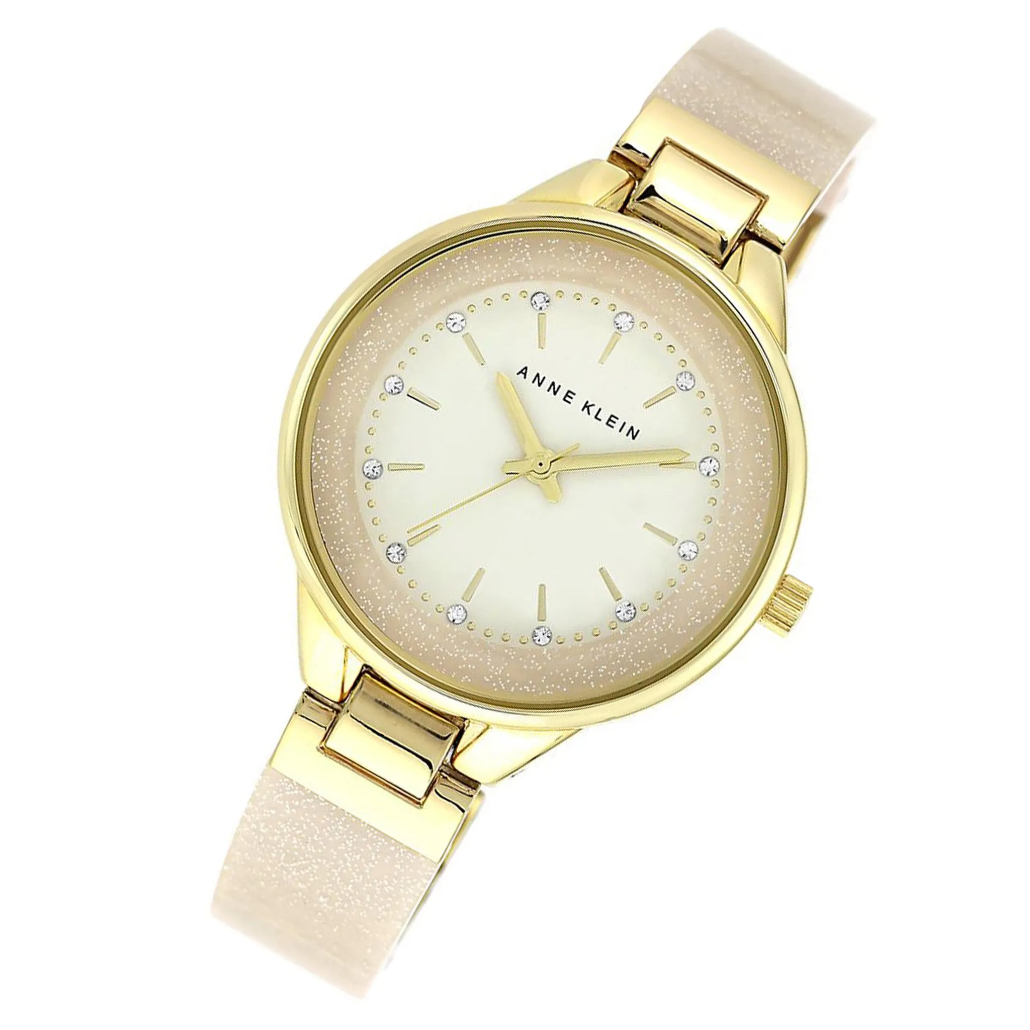 Anne Klein Elegant Gold Bangle Women's Watch - AK1408CRCR