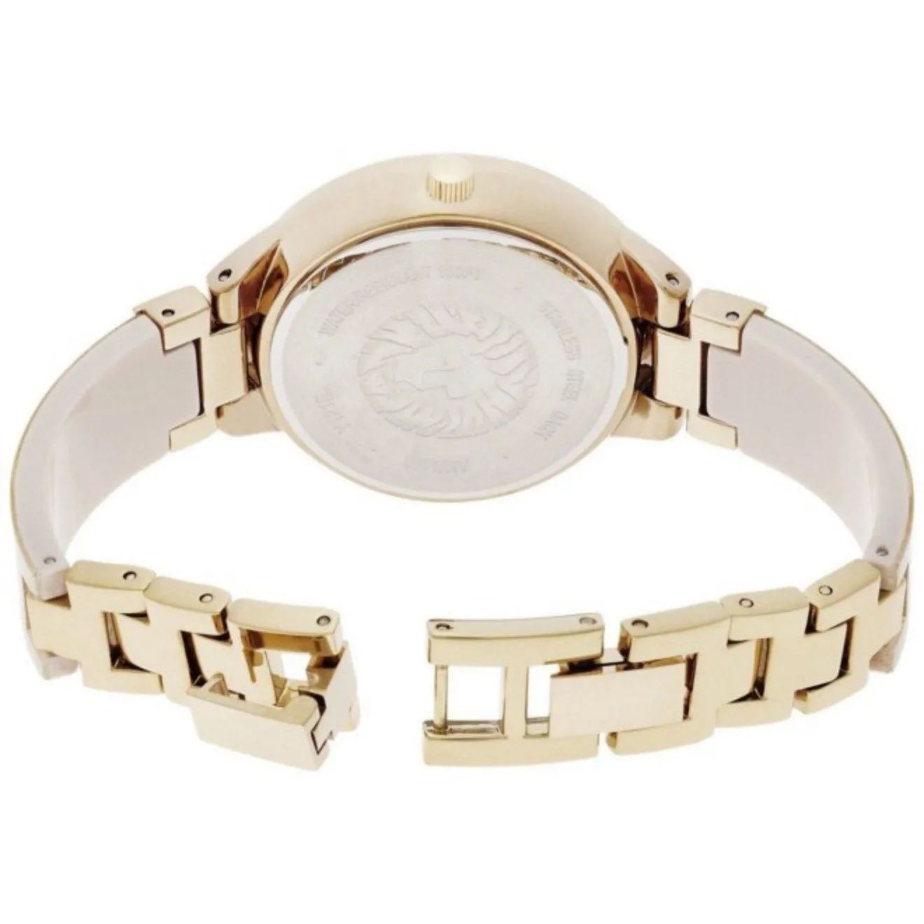 Anne Klein Elegant Gold Bangle Women's Watch - AK1408CRCR