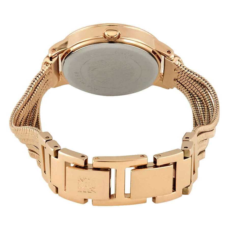 Anne Klein Rose Gold Dial Ladies Watch AK/3220RGRG