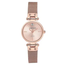 Anne Klein Rose Gold Mesh Women's Watch - AK3002RGRG