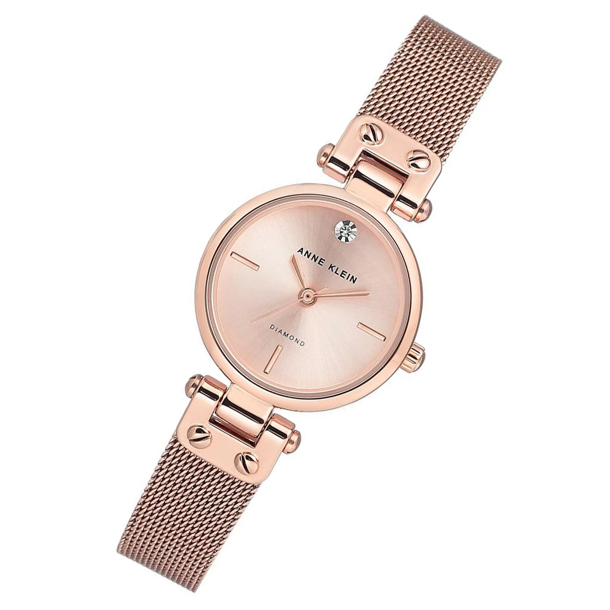 Anne Klein Rose Gold Mesh Women's Watch - AK3002RGRG