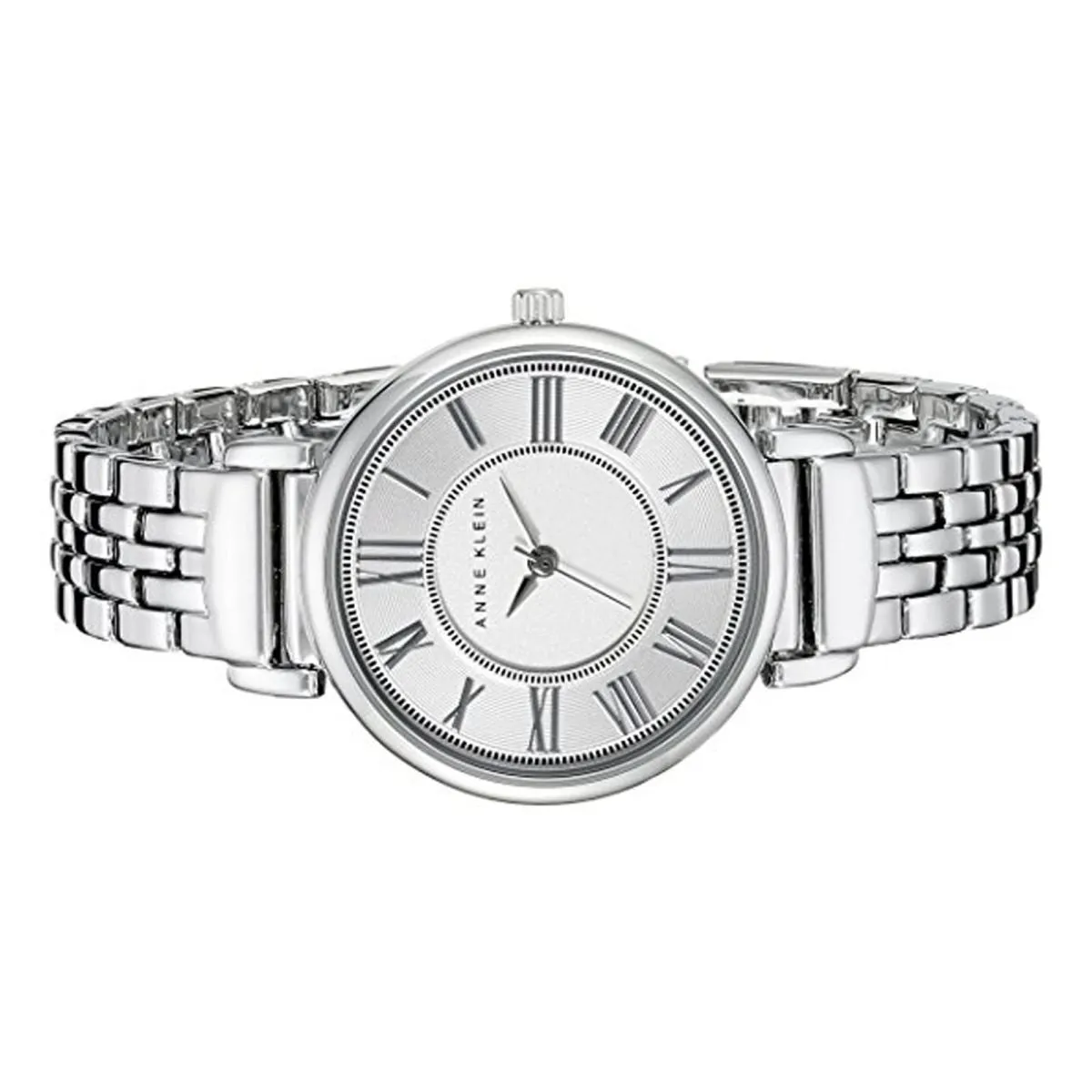 Anne Klein Stainless Steel Silver Dial Women's Watch - AK2159SVSV