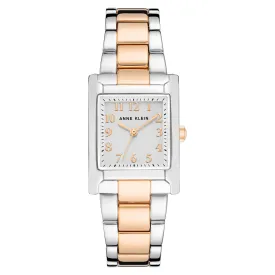 Anne Klein Two-Tone Band White Dial Women's Watch - AK3955SVRT