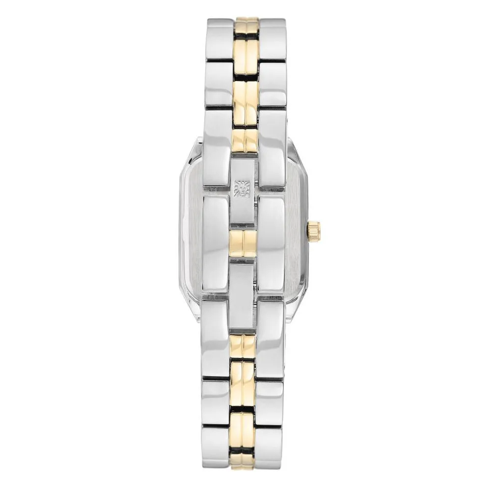 Anne Klein Two-Tone Steel Silver Dial Women's Watch - AK3775SVTT