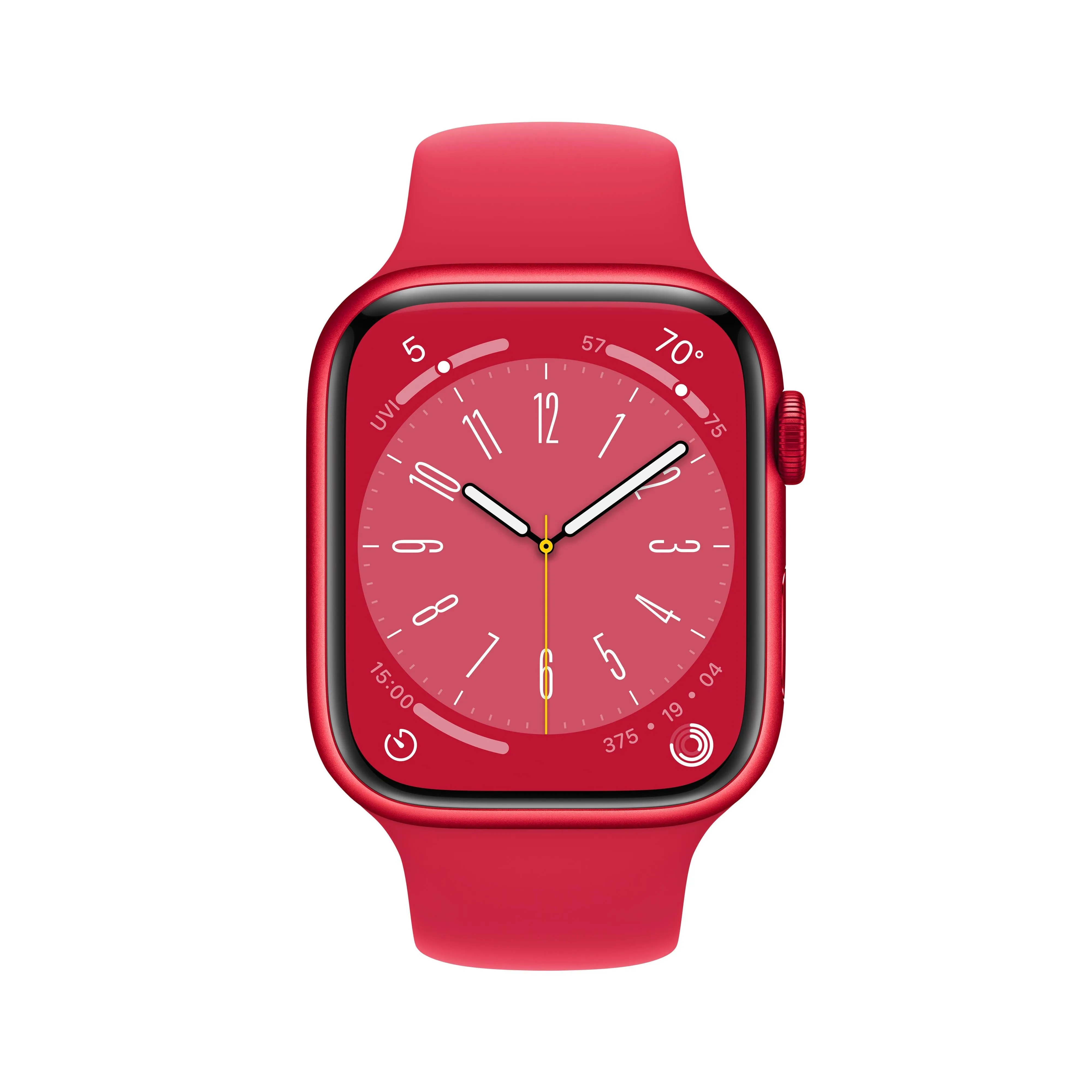 Apple Watch Series 8 GPS 45mm (PRODUCT)RED Aluminium Case with (PRODUCT)RED Sport Band - Regular