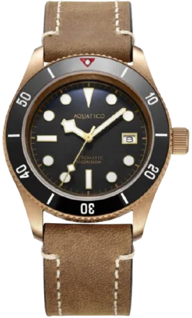 Aquatico Bronze Sea Star Black Ceramic Bezel