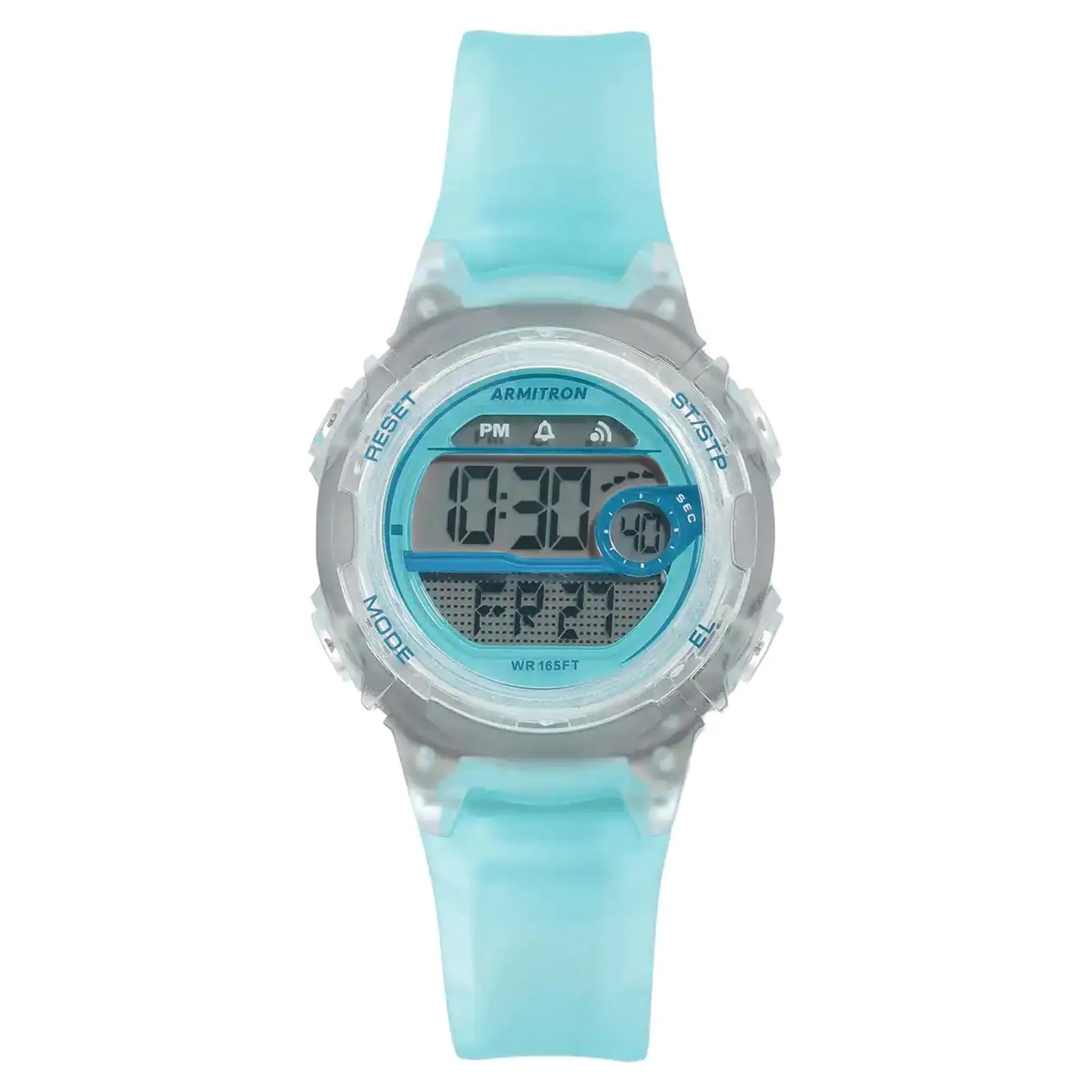 Armitron Light Blue Plastic Band Kids Digital Watch - 457088TLB