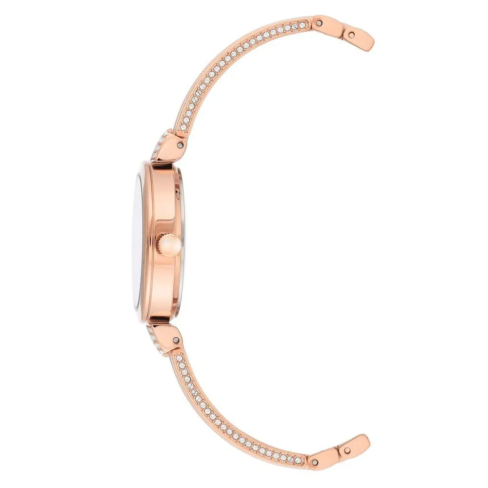 Armitron Rose Gold Steel Bangle Women's Watch - 755637MPRG