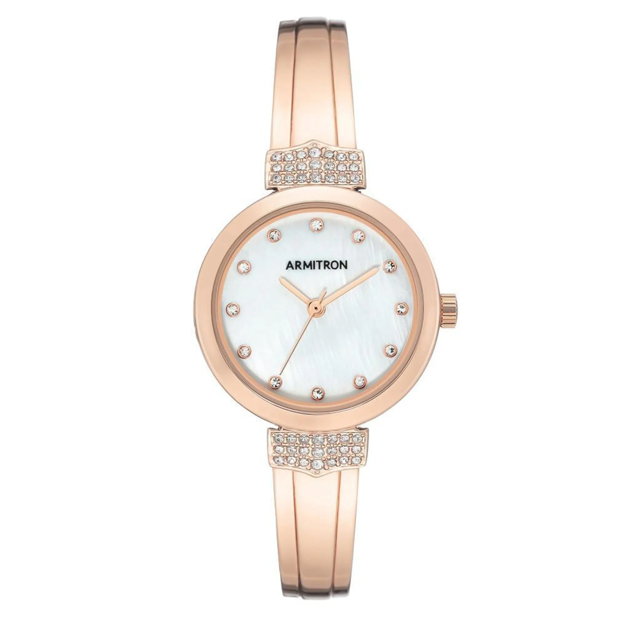 Armitron Rose Gold Steel Bangle Women's Watch - 755637MPRG