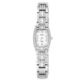 Armitron Silver Band Mother of Pearl Dial Women's Watch - 755293MPSV