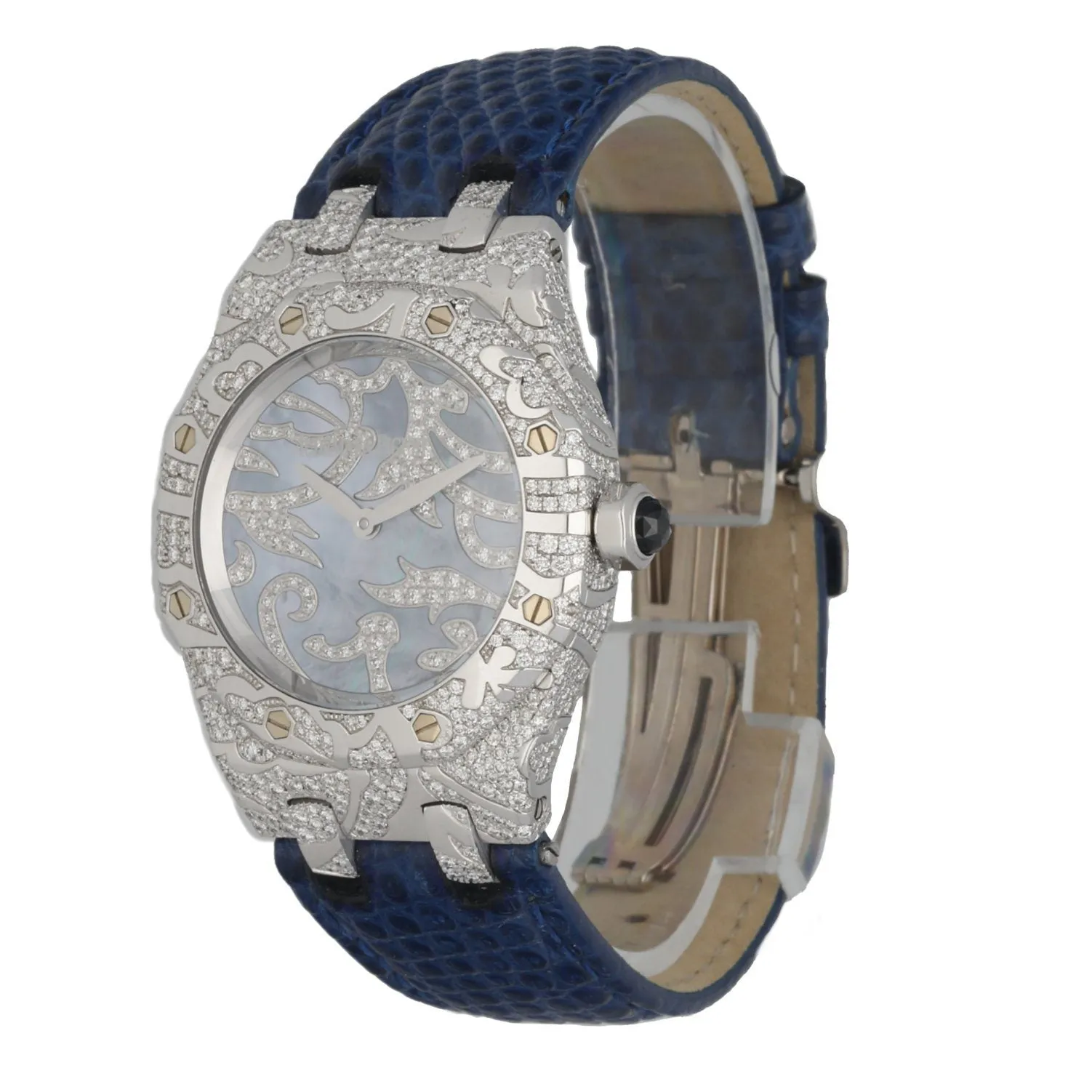 Audemars Piguet Royal Oak Oak Leaves 67607BC Diamonds Set Ladies Watch