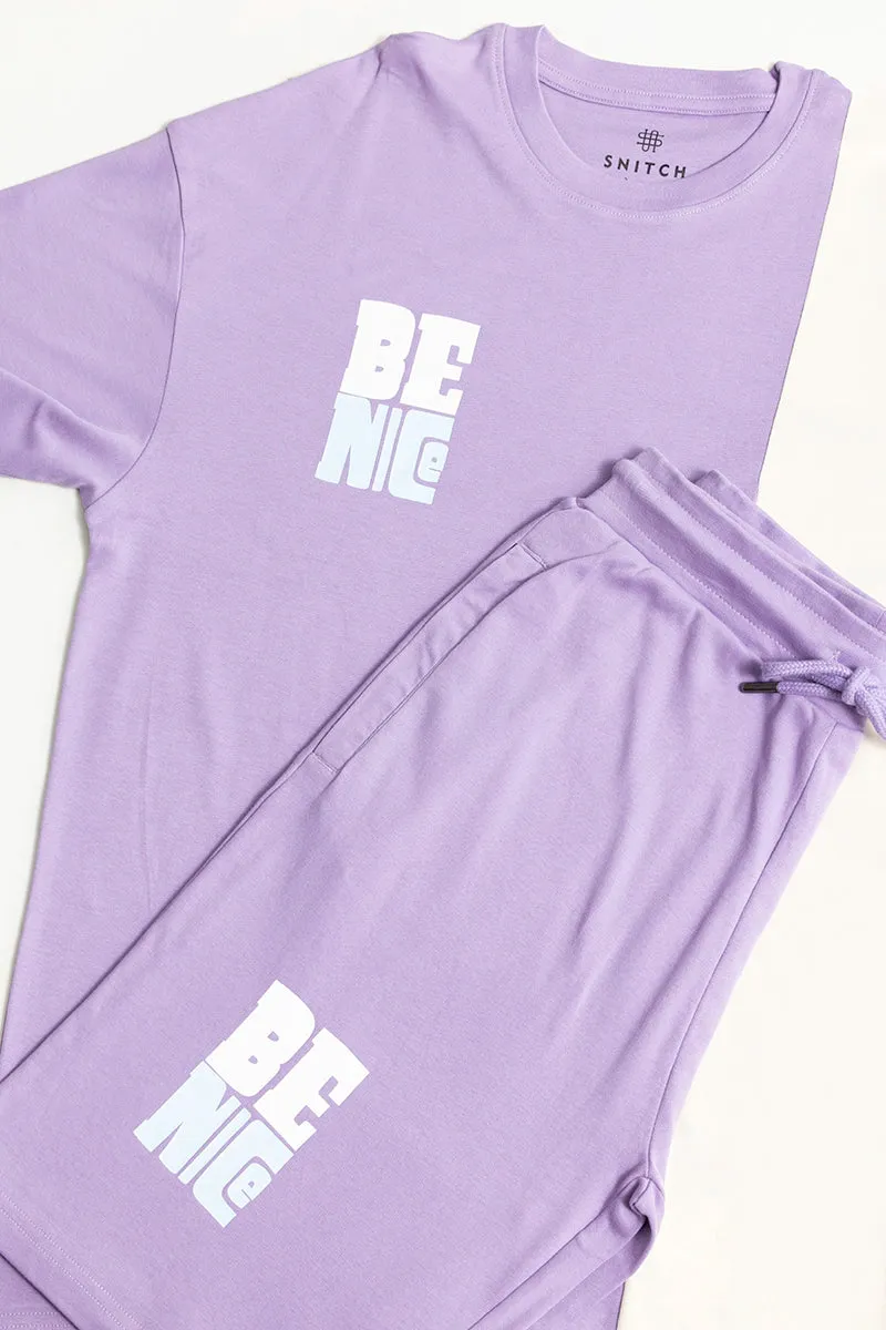 Be Nice Purple Co-Ords