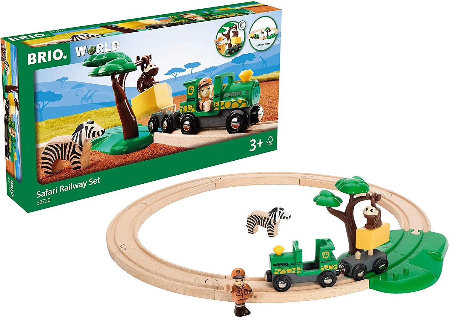 Brio - Safari Railway Set