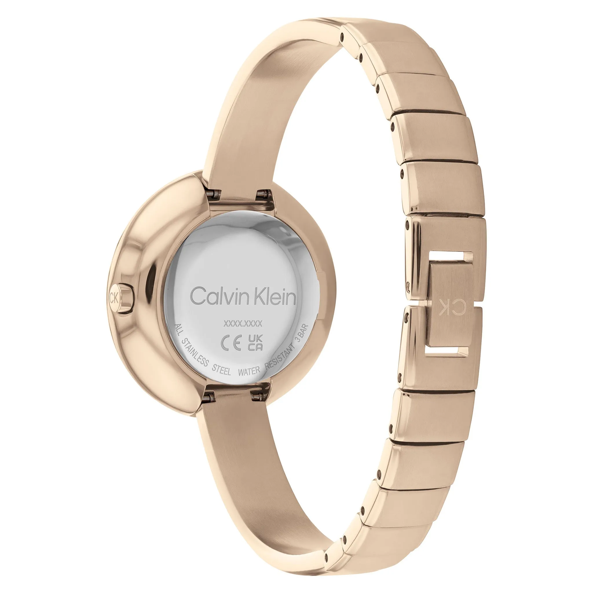 Calvin Klein Carnation Gold Steel Women's Bangle Watch - 25200023