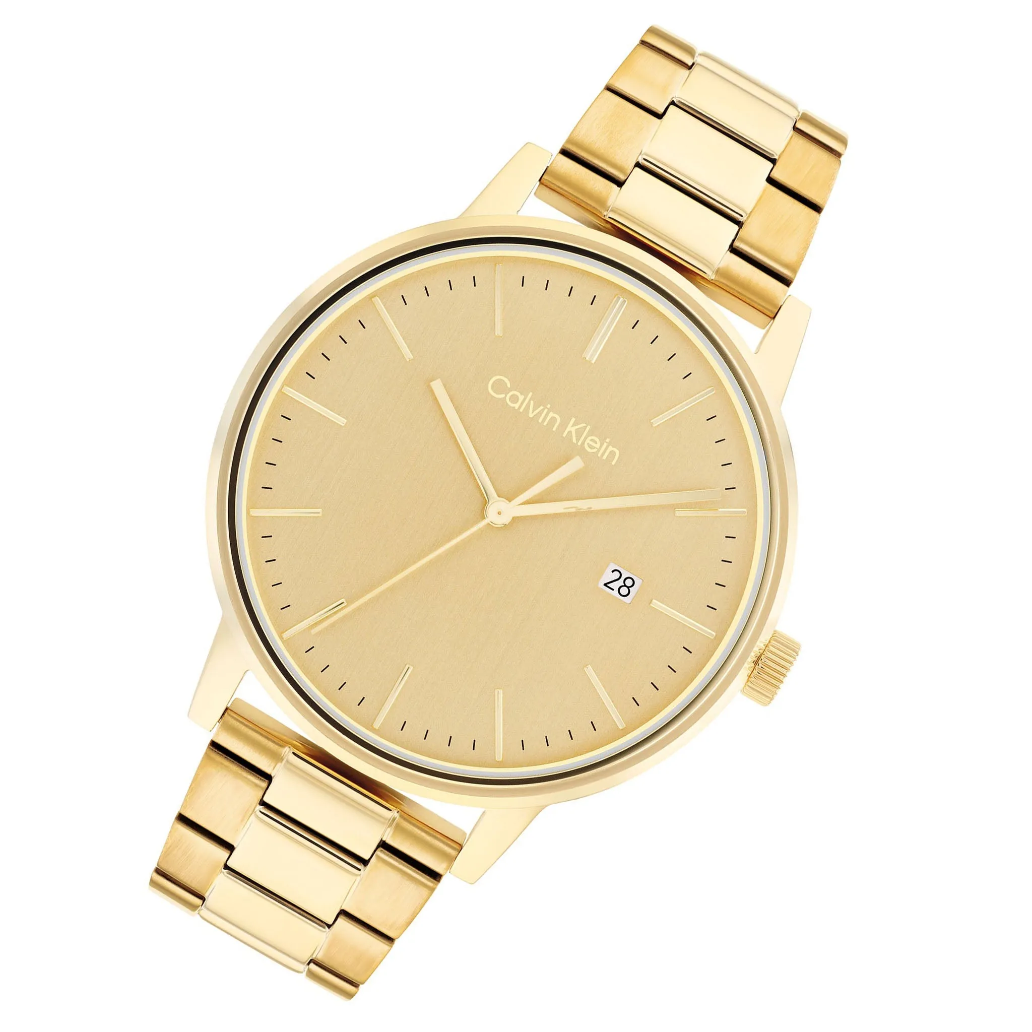 Calvin Klein Gold Stainless Steel Dial Men's Watch - 25200056