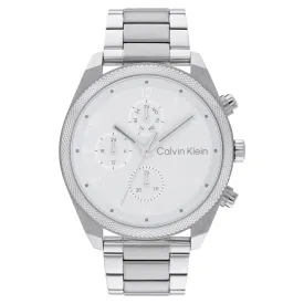 Calvin Klein Stainless Steel Silver Dial Multi-function Men's Watch - 25200356