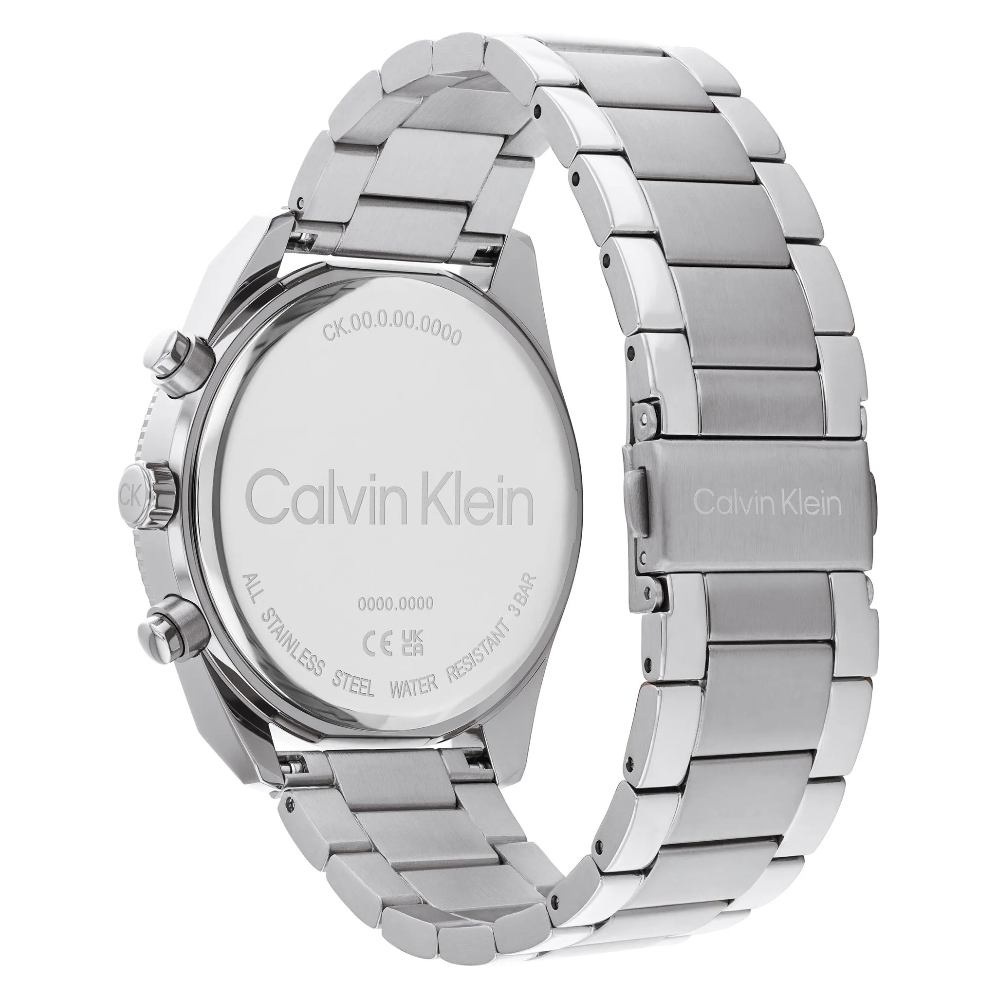 Calvin Klein Stainless Steel Silver Dial Multi-function Men's Watch - 25200356