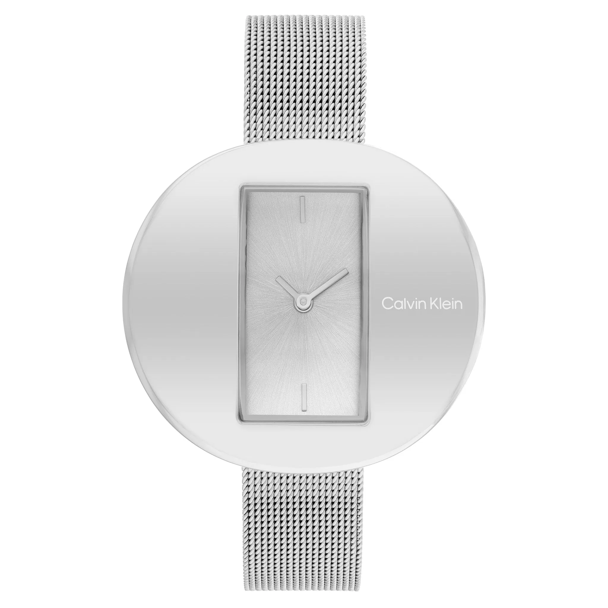 Calvin Klein Steel Mesh Silver Dial Women's Watch - 25200016