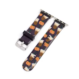 Caramel Macchiato Black Smartwatch Strap