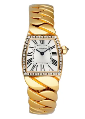 Cartier La Dona WE60040H 18K Yellow Gold Diamonds Ladies Watch Box Papers