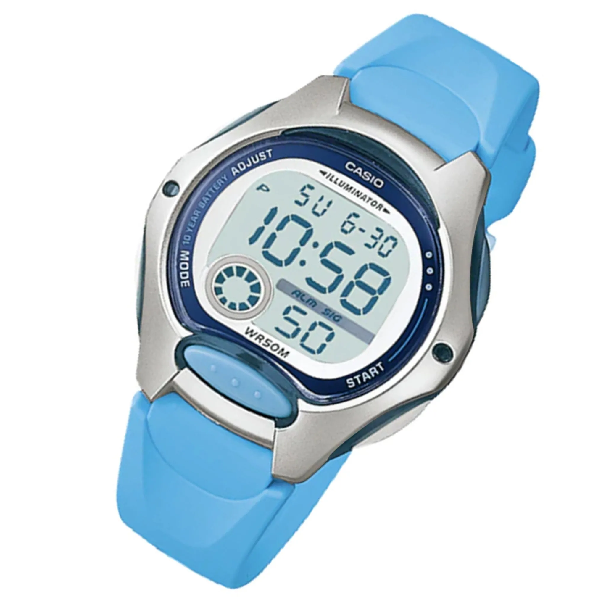 Casio Blue Resin Digital Men's Watch - LW200-2B