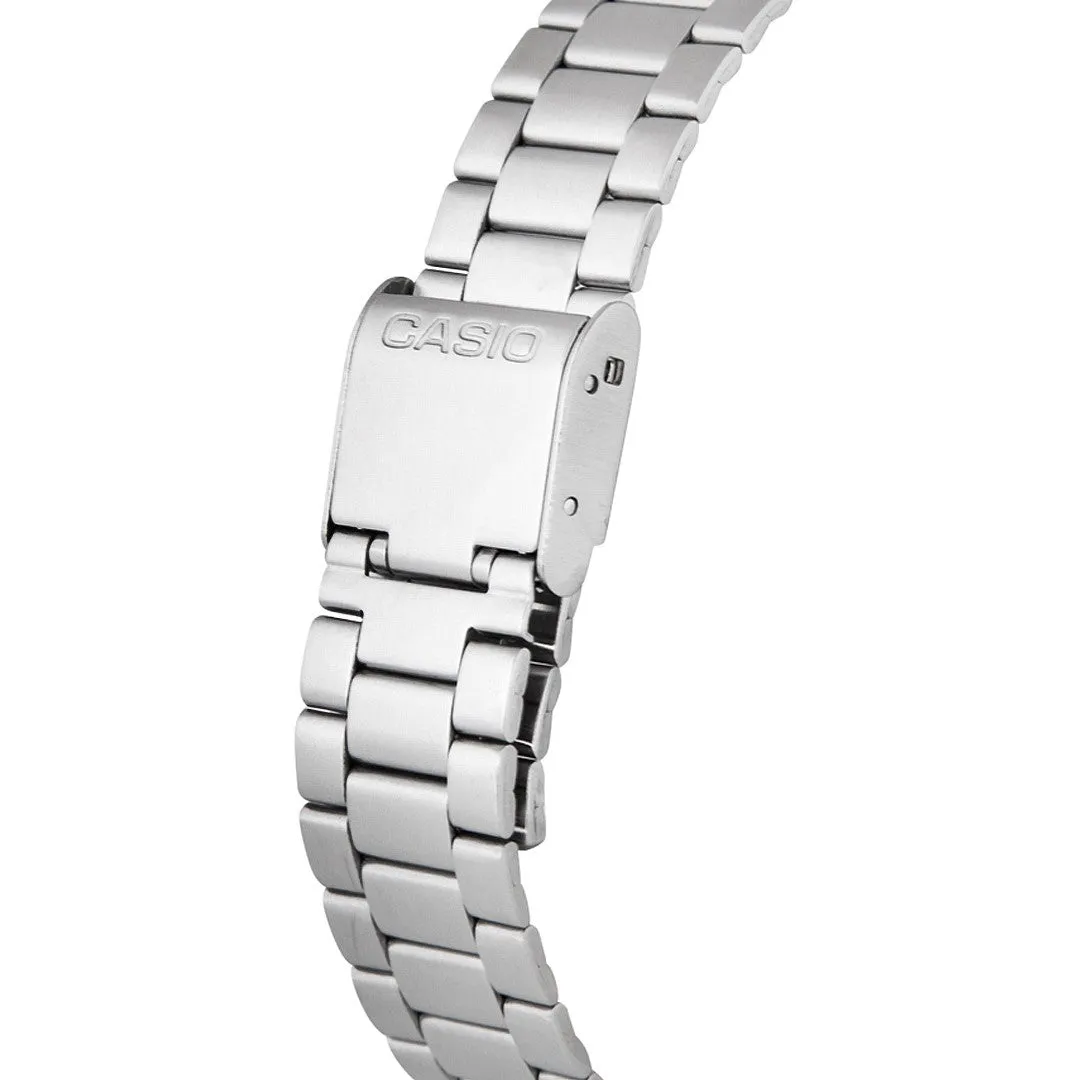 Casio Classic Silver Steel Analogue-Digital Unisex Watch - AQ230A-1D