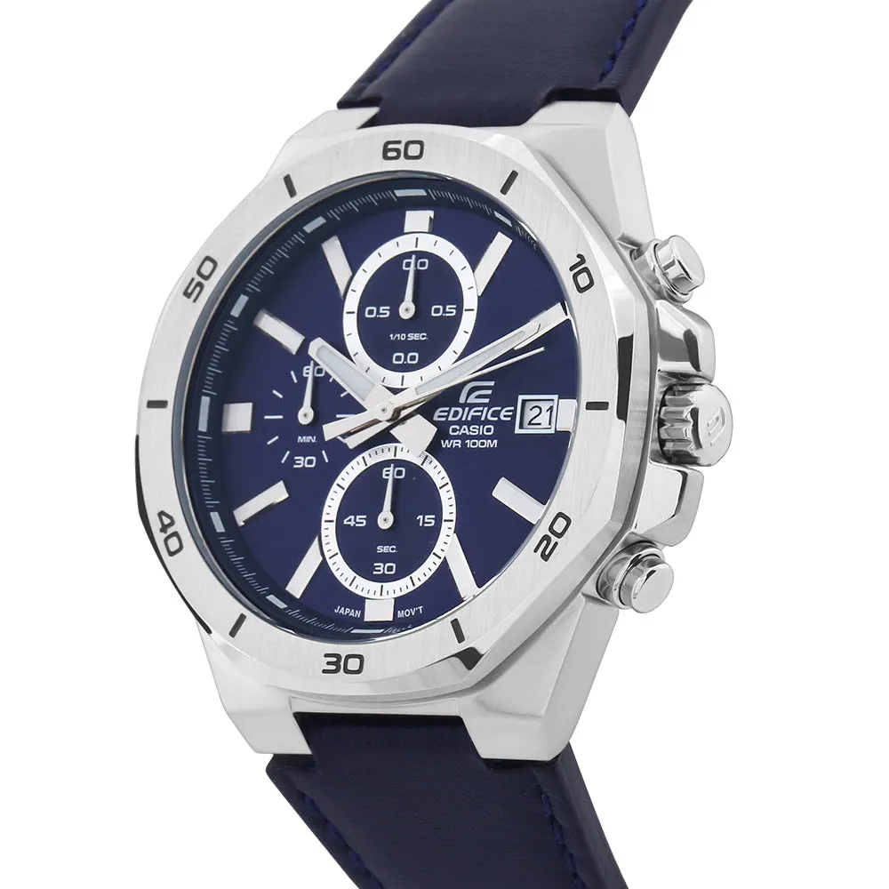 Casio Edifice Chronograph Blue Dial Men's Watch | EFV-640L-2AVUDF