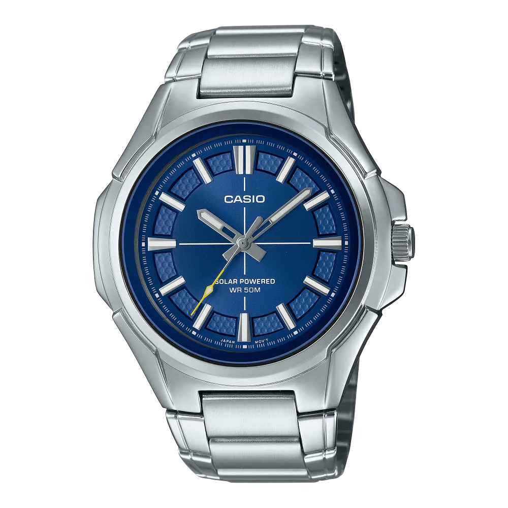 Casio Solar Powered Stainless Steel Men's Watch| MTP-RS100D-2AVDF