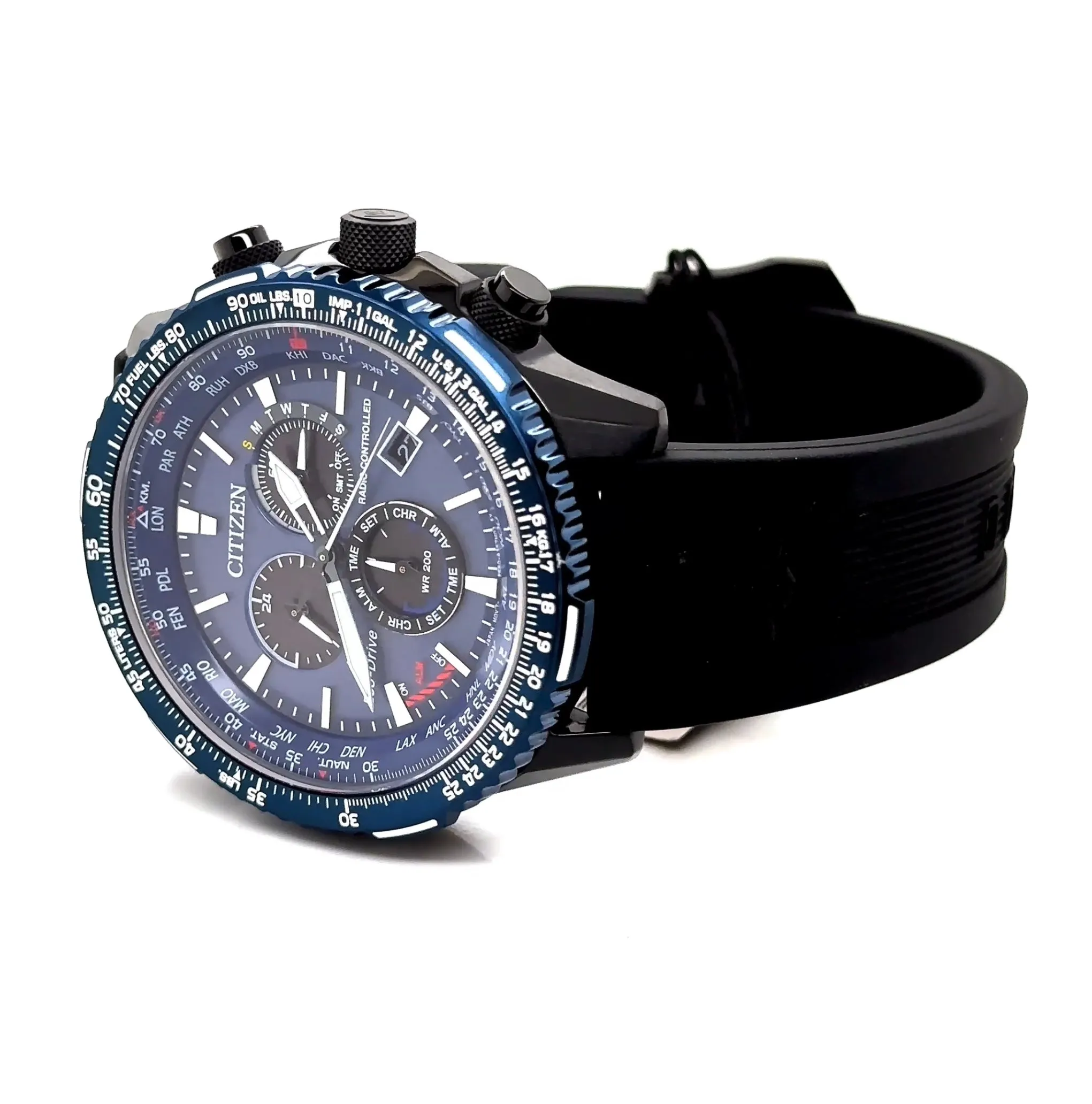 Citizen Stainless Steel RC Blue Face Watch