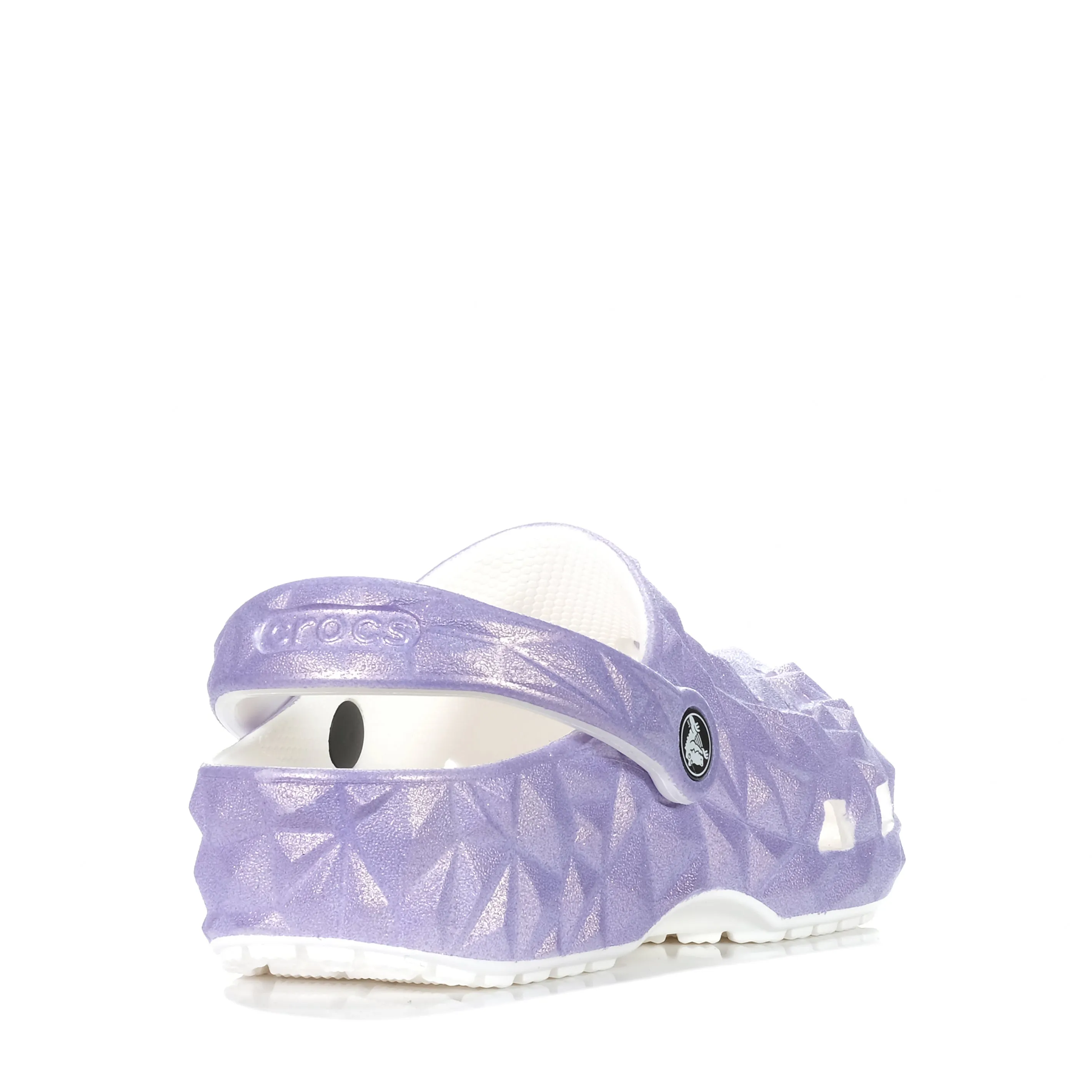 Crocs Classic Iridescent Geo Clog Purple/White