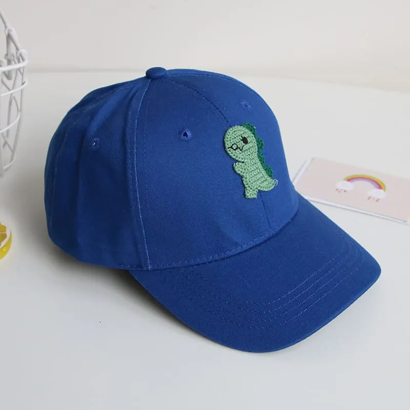 Dino Print Adjustable Kids Baseball Hat