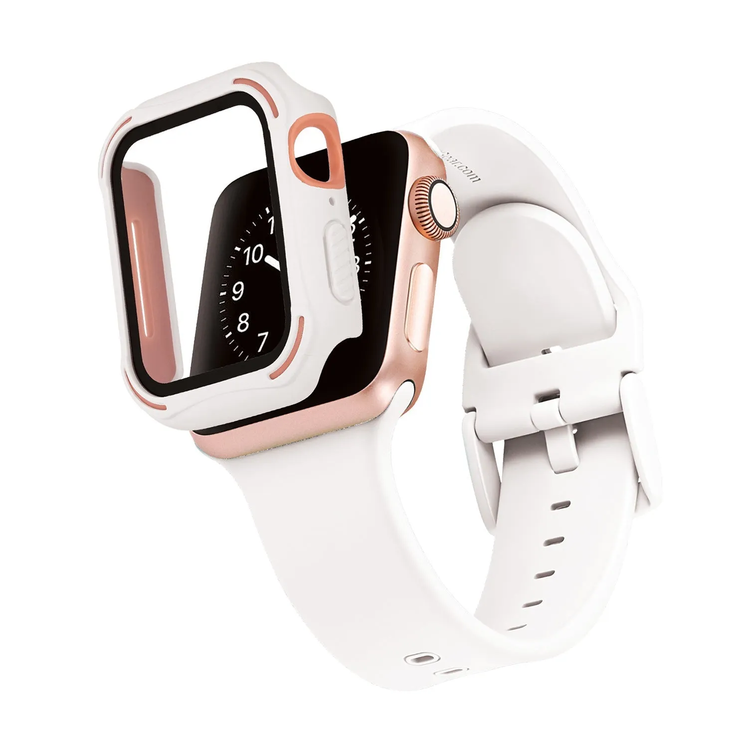 Dual Layer Full Protective Case with Glass for Apple Watch®