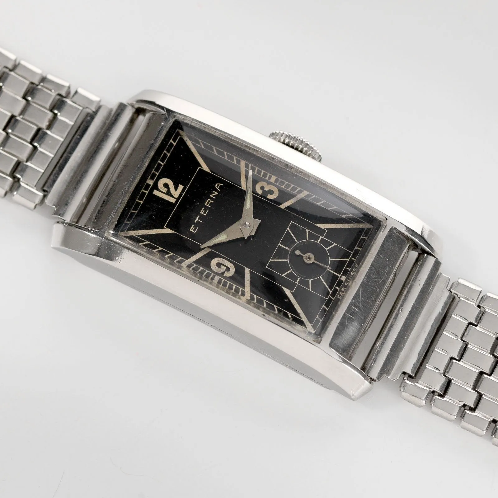 Eterna Steel Dress Watch 1940s