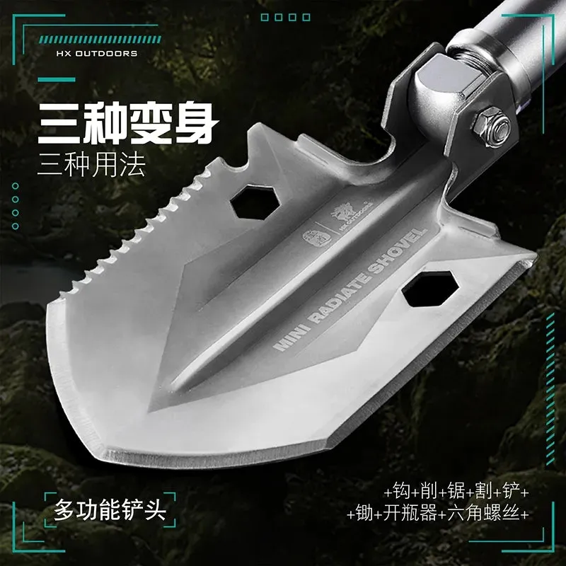 Foldable Multifunction Tactical Shovel Set