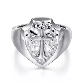 Gabriel & Co. Silver Cross Ring