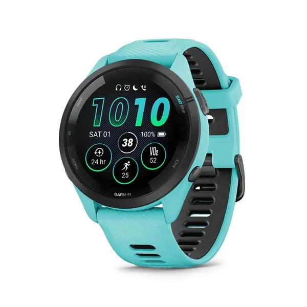 Garmin Forerunner 265 Music, WiFi, GPS, Kor/Sea Aqua Smart Watch