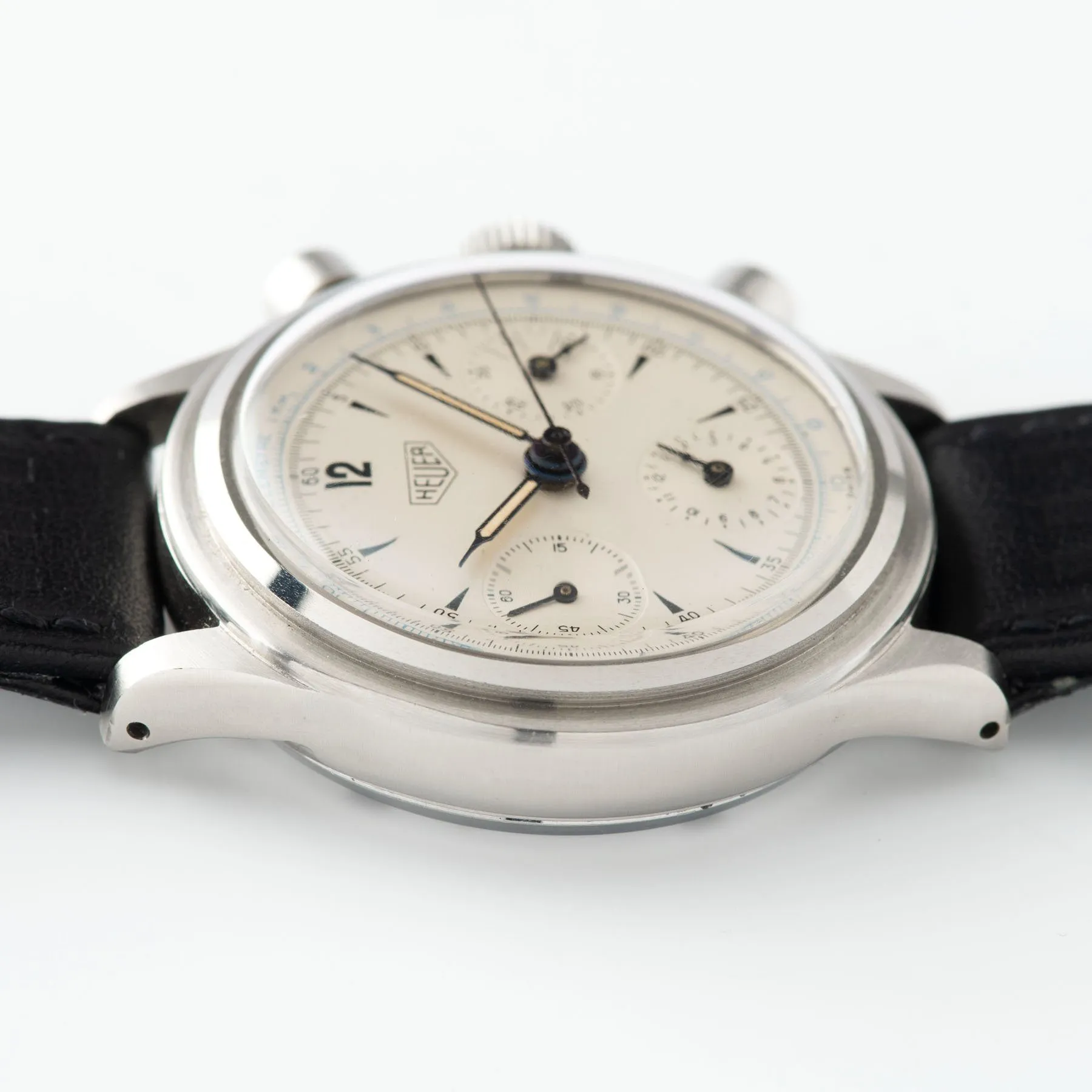 Heuer Pre-Carrera Step Case Chronograph