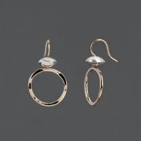 HILMA TWO TONE EARRING