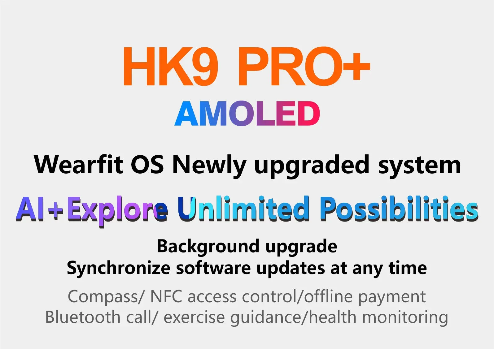 HK9 Pro  Series 9 With Chat GPT size: 2.02-inch AMOLED screen 2GB of internal storage capacity.