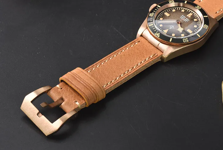 Hruodland 39mm BB58 Retro Bronze Watch