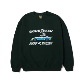 HUF x Goodyear Checkered Flag Crewneck